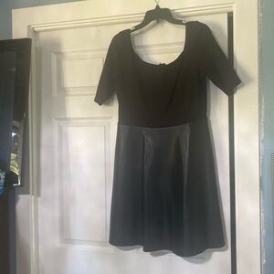 NWT mixed material anthropology dress